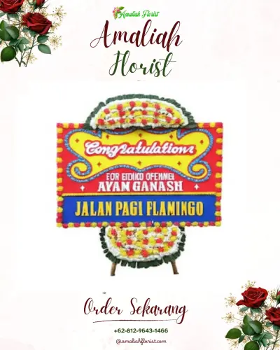 Bunga Papan Congratulation di Sungai Binti